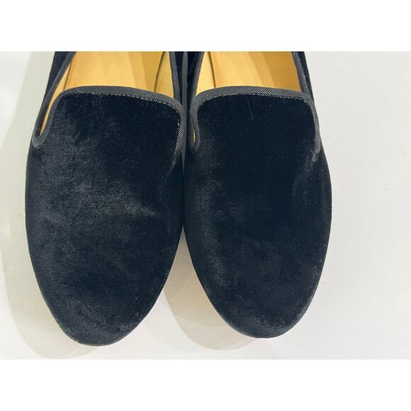 Cole Haan Black Velvet Flats Slip On Loafers Size 7.5 - Picture 9 of 11